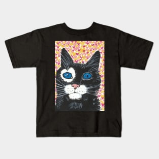 Valentine cat Kids T-Shirt